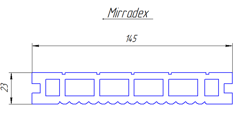 Доска террасная Mirradex